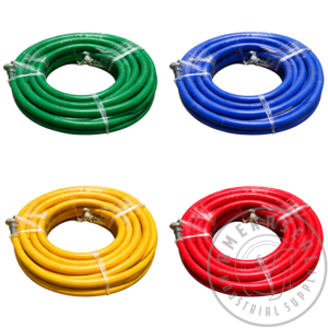 50ft Premade General Purpose Air and Water Hose w/ CPs
