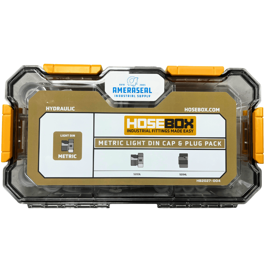 Metric Light DIN Cap and Plug Kit