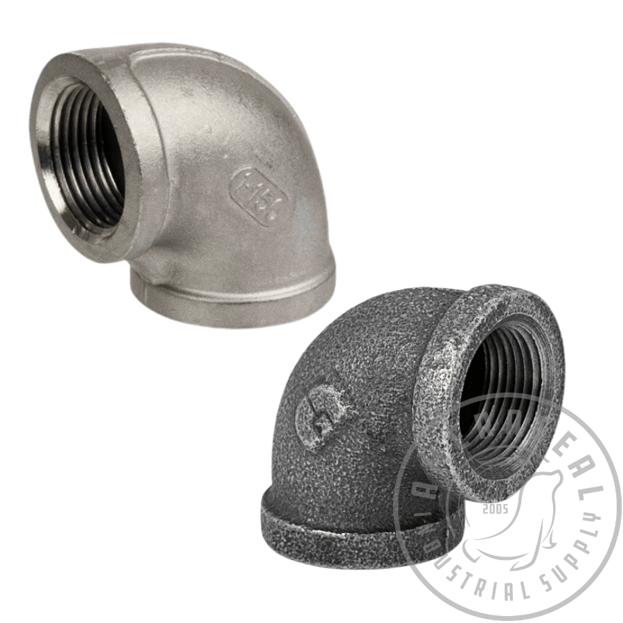 Pipe 90° Elbows – BMI & 316 Stainless Steel (Sch 40)